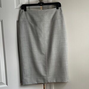 J. Crew Light Gray Pencil Skirt